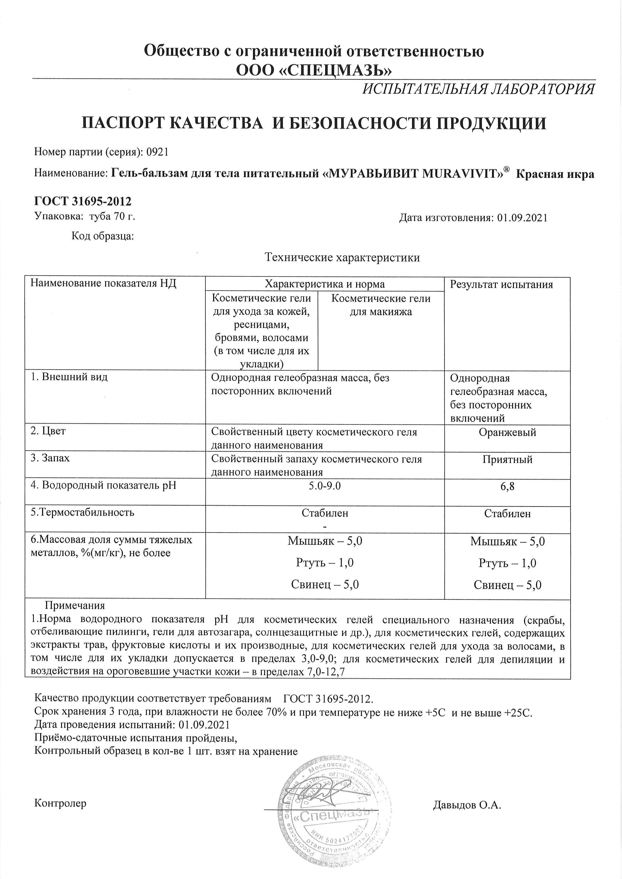 Паспорт №092021